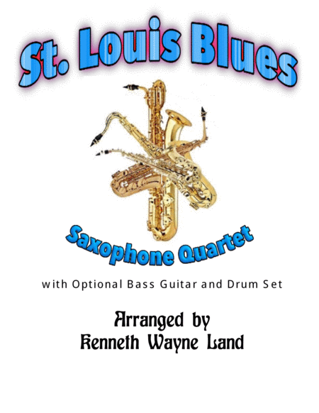 St Louis Blues Sax Quartet Sheet Music