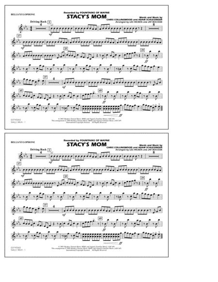 Stacys Mom Arr Les Hicken And Jay Bocook Bells Xylophone Sheet Music