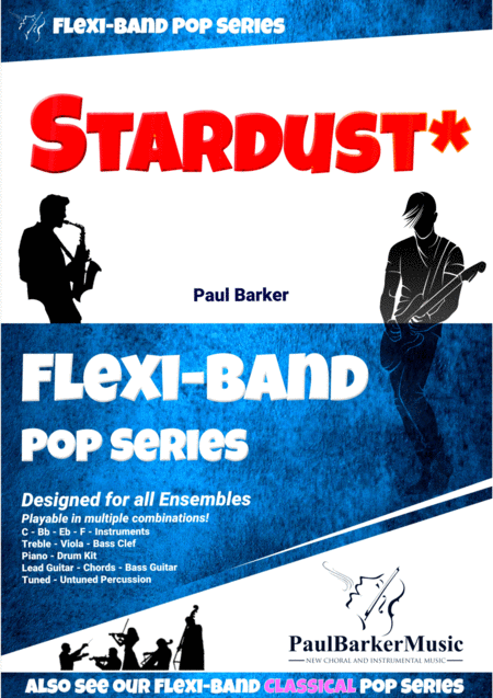 Free Sheet Music Stardust Flexi Band Score Parts