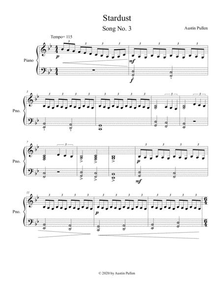 Stardust Song No 3 From Mission To Space Sheet Music