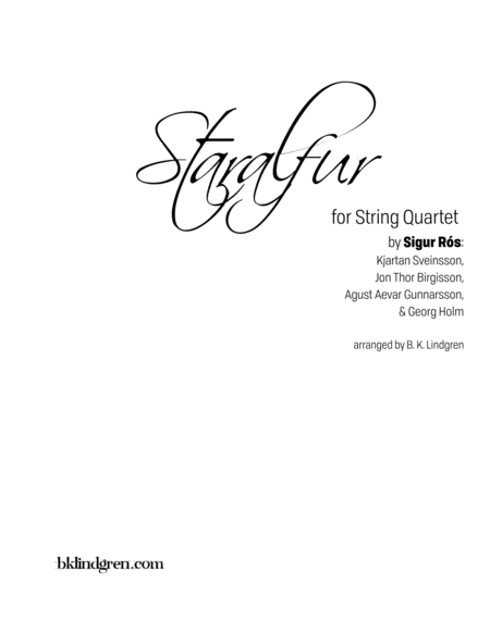 Free Sheet Music Starlfur