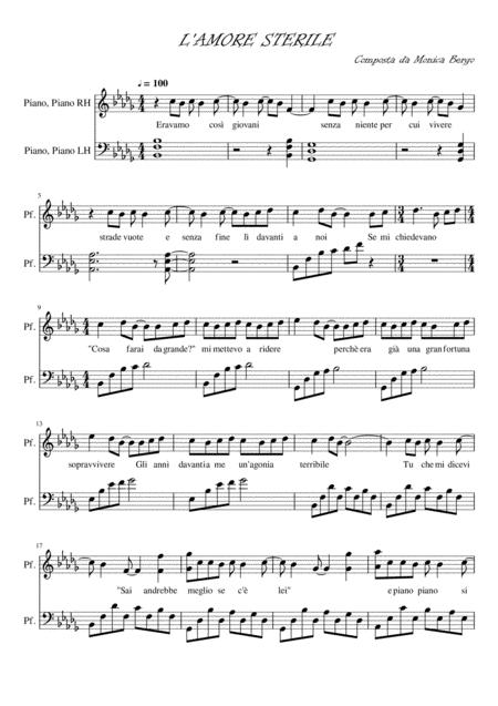 Steril Love Sheet Music