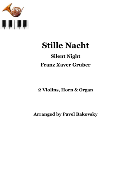 Free Sheet Music Stille Nacht Silent Night