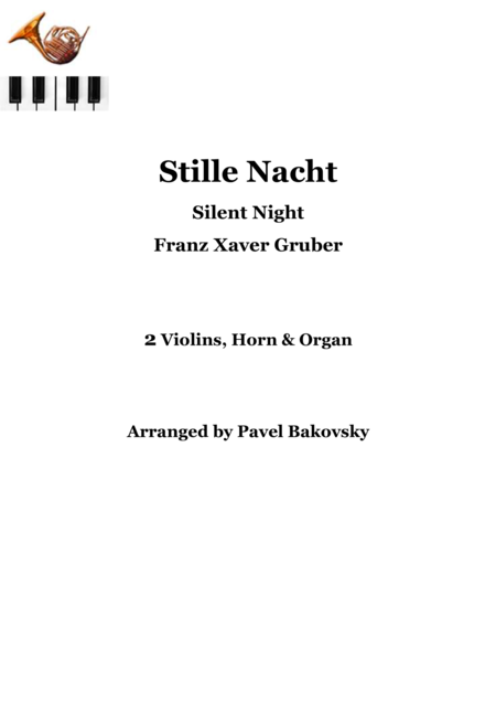 Stille Nacht Silent Night Sheet Music