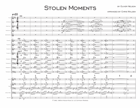 Free Sheet Music Stolen Moments