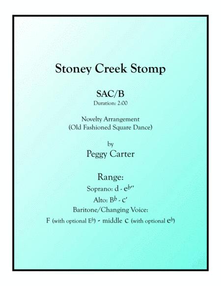 Free Sheet Music Stoney Creek Stomp