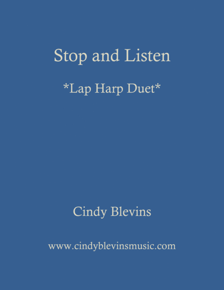 Free Sheet Music Stop And Listen An Original Lap Harp Duet