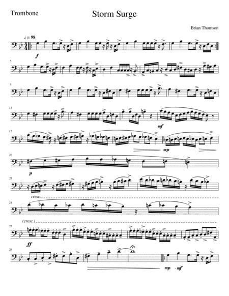 Free Sheet Music Storm Surge