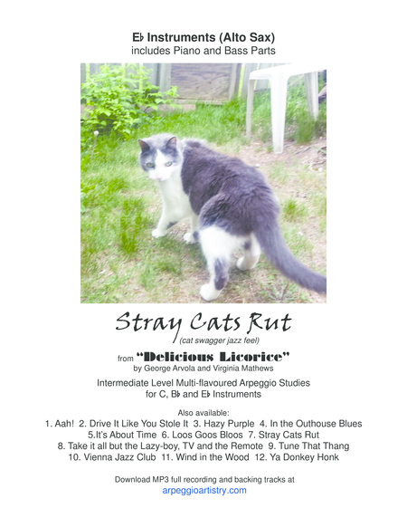 Stray Cats Rut Alto Saxophone Sheet Music