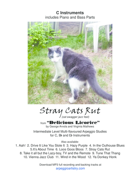 Free Sheet Music Stray Cats Rut Flute Violin C Instruments