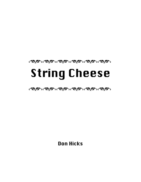 Free Sheet Music String Cheese