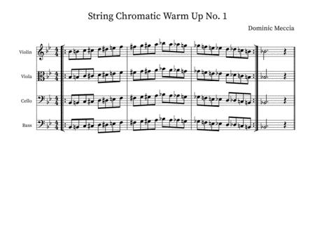 String Chromatic Warm Up No 1 Sheet Music