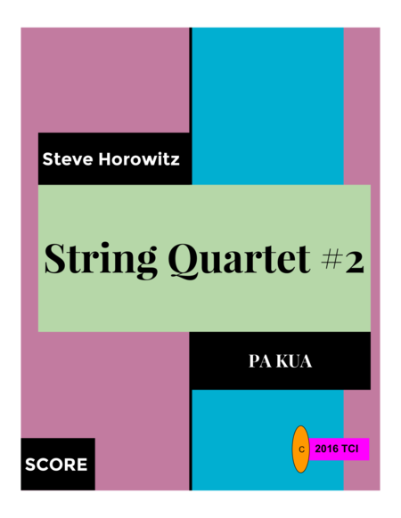 Free Sheet Music String Quartet 2 Pa Kua