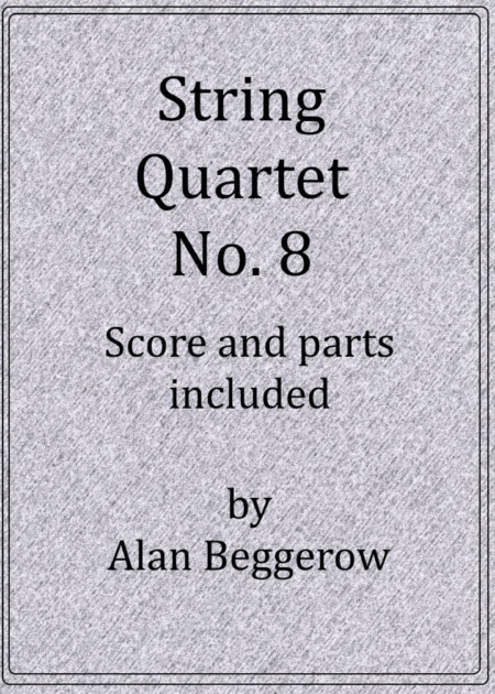 String Quartet No 8 Sheet Music