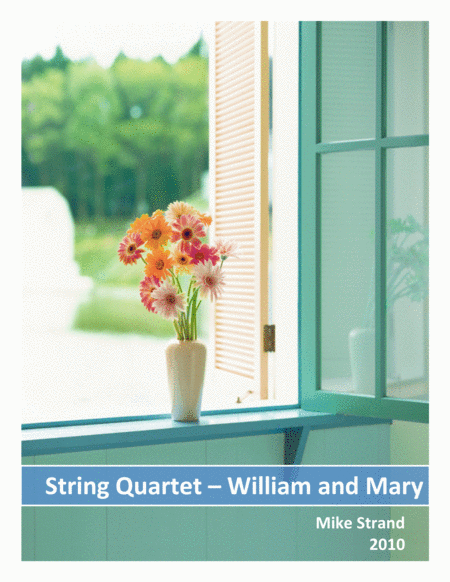 String Quartet William And Mary Sheet Music