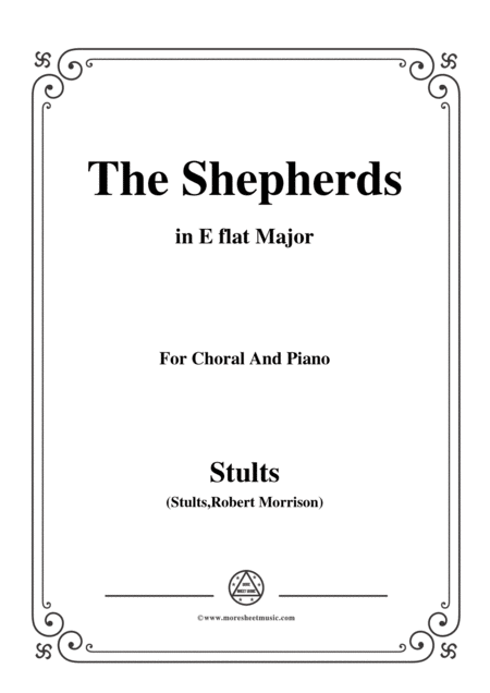 Free Sheet Music Stults The Story Of Christmas No 6 The Shepherds Let Us Now Go Even In E Flat Major