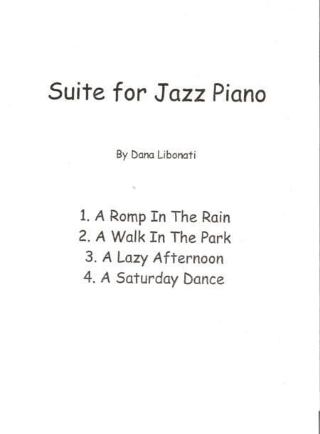 Suite For Jazz Piano A Walk In The Park Sheet Music