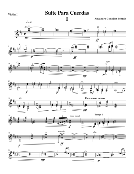 Suite For String Orchestra Mov I Violin Ii Part Sheet Music