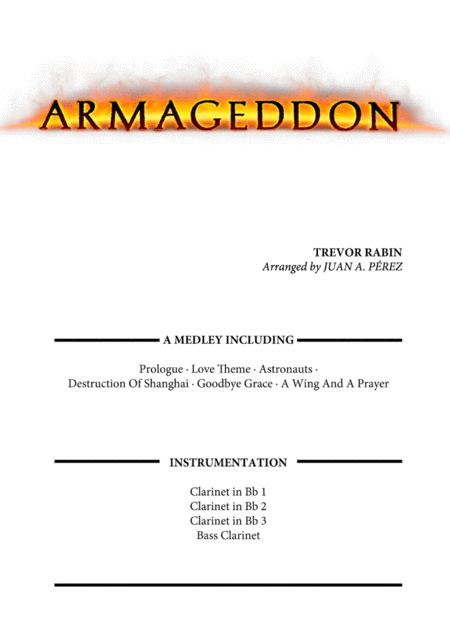 Suite From Armageddon Sheet Music