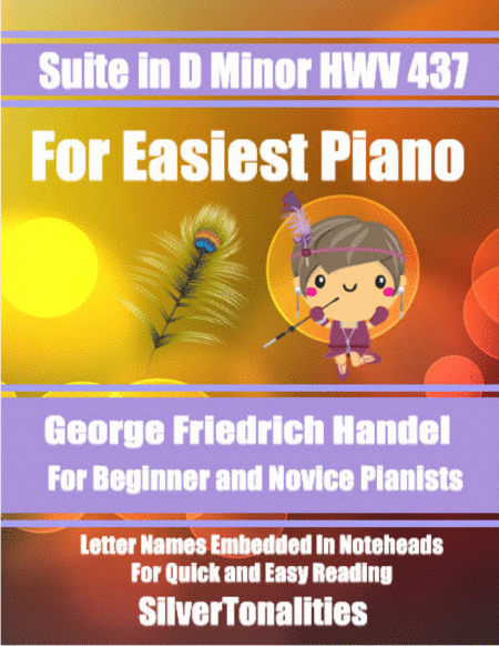 Free Sheet Music Suite In D Minor Hwv 437 For Easiest Piano