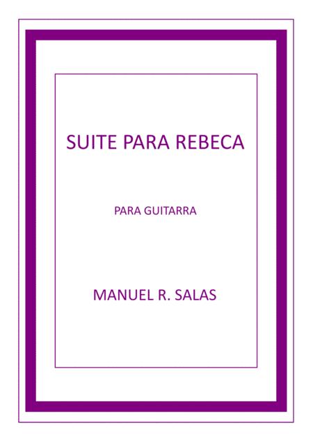 Suite Para Rebeca Sheet Music