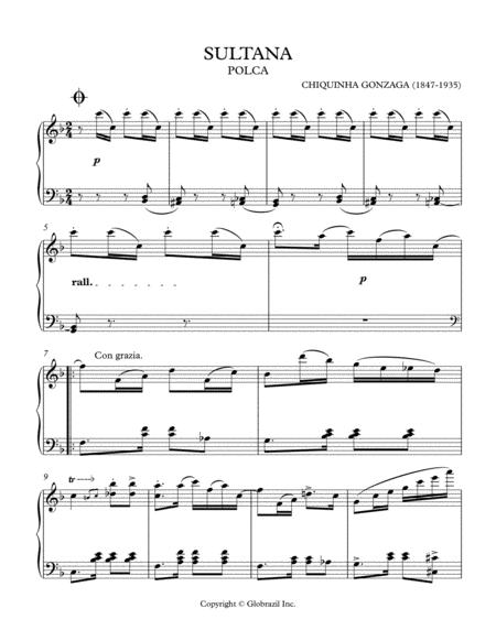 Free Sheet Music Sultana