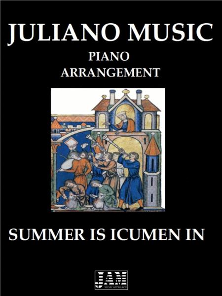 Summer Is Icumen In Easy Piano Arrangement Anonymous Sheet Music