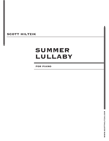 Summer Lullaby Sheet Music