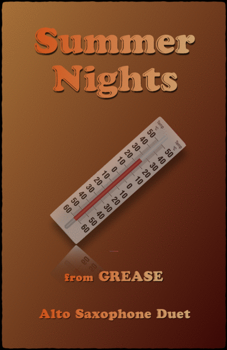 Free Sheet Music Summer Nights From Grease Alto Saxophone Duet