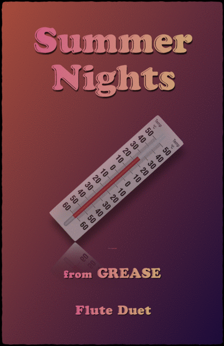 Free Sheet Music Summer Nights From Grease Flute Duet