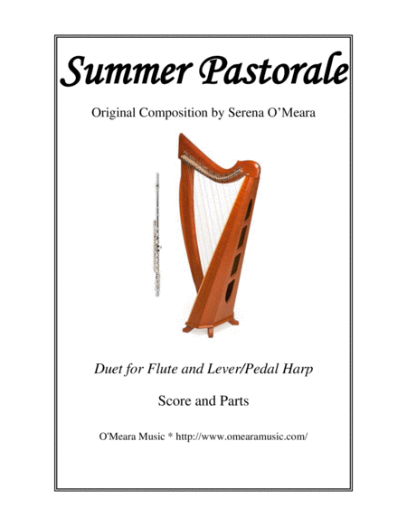 Summer Pastorale Flute And Harp Sheet Music