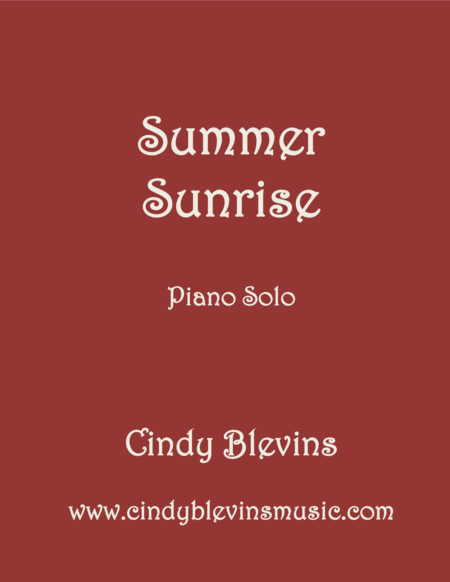 Summer Sunrise Original Piano Solo From My Piano Book Piano Compendium Sheet Music