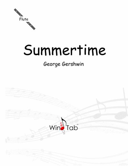 Summertime Flute Sheet Music Tab Sheet Music