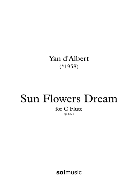 Sun Flowers Dream Sheet Music