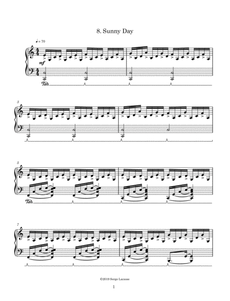 Sunny Day Sheet Music