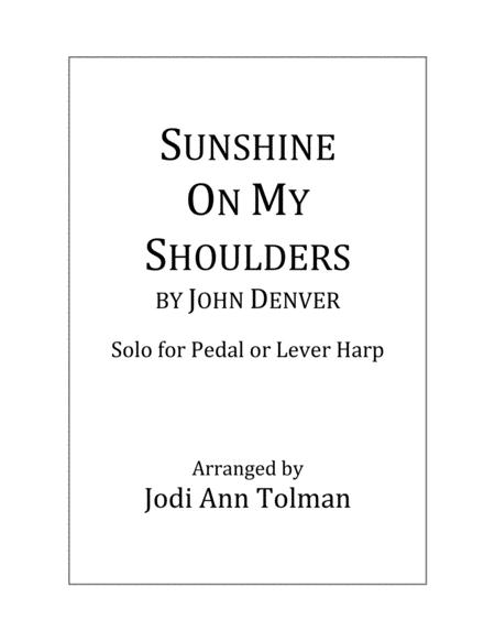 Sunshine On My Shoulders Harp Solo Sheet Music