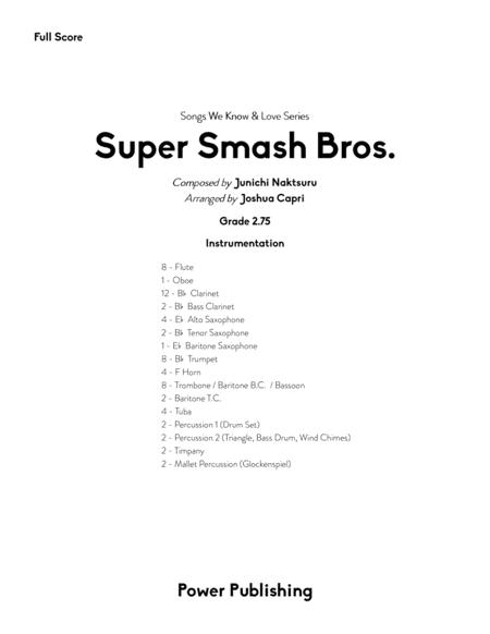 Free Sheet Music Super Smash Bros