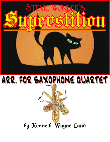 Free Sheet Music Superstition For Sax Quartet