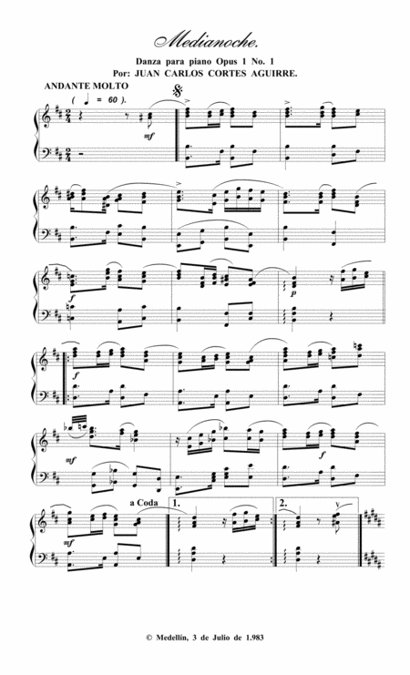 Free Sheet Music Sure On This Shining Night Op 13 No 3 In 2 Medium Keys B Flat And A Major