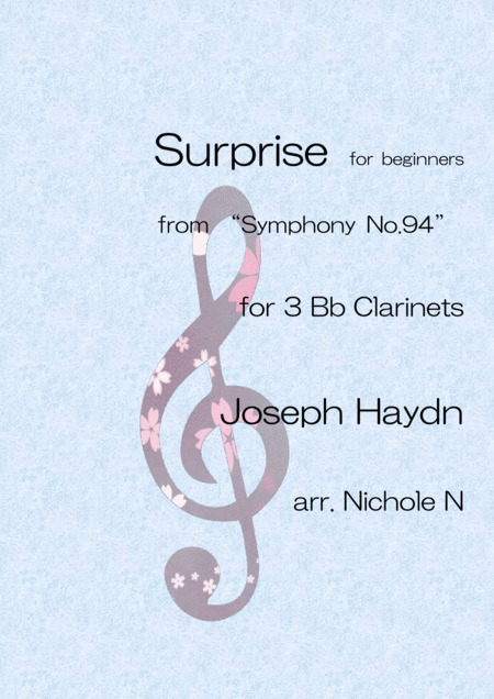 Surprise For 3 Bb Clarinets Sheet Music