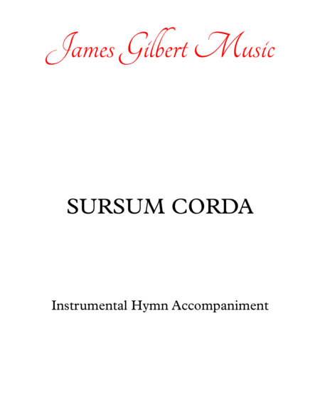 Free Sheet Music Sursum Corda