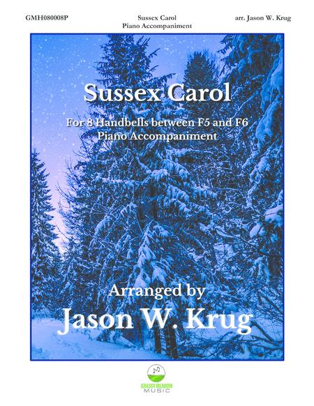 Sussex Carol Piano Accompaniment To 8 Bell Version Sheet Music