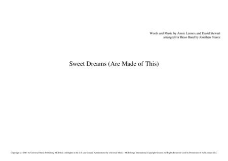 Sweet Dreams Are Made Of This Brass Band Sheet Music