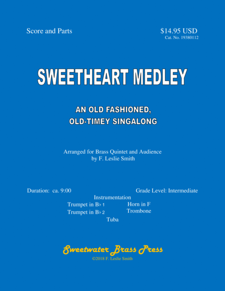 Sweetheart Medley An Old Fashioned Old Timey Singalong Sheet Music