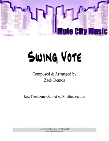 Free Sheet Music Swing Vote