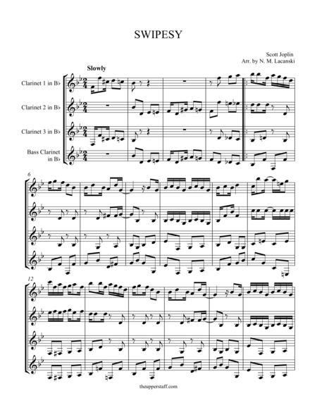 Free Sheet Music Swipesy