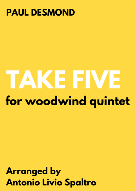 Take Five For Woodwind Quintet Sheet Music