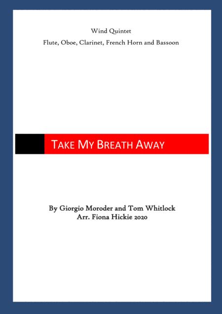 Free Sheet Music Take My Breath Away