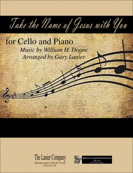 Take The Name Of Jesus With You For Cello And Piano With Score Part Sheet Music