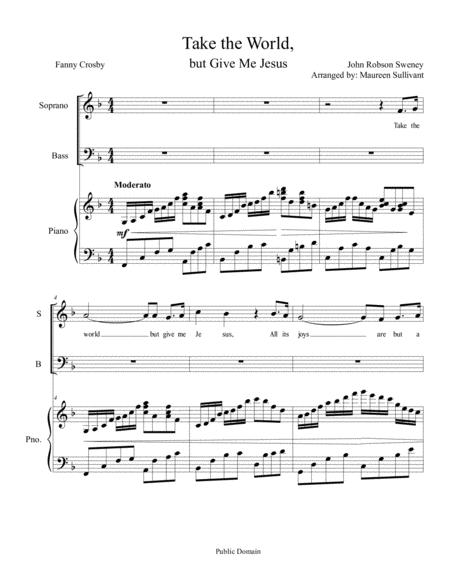 Take The World Sheet Music